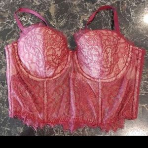 EUC Victoria's Secret Dream Angels Lined Strapless Corset Bra 34C/D